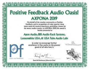 PosFeedback_Audio_Oasis_Axpona2019_Ayon_Lumenwhite